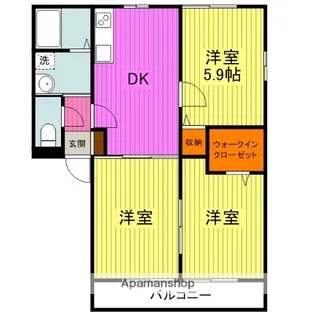レトア田島【1階】の間取り