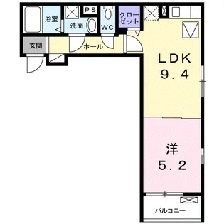アルモニー K Ⅰ【1階】の間取り