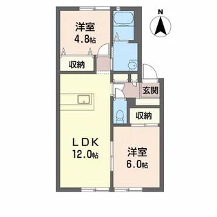 サン・ハイツ【1階】の間取り