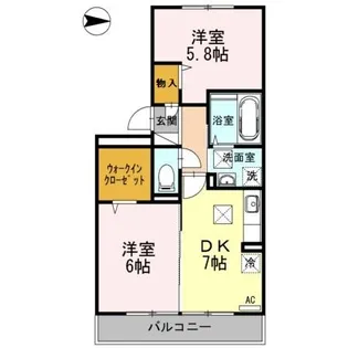 ビューテラス セジュールN【1階】の間取り
