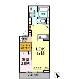 アルベロ【2階】の間取り