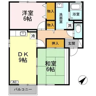 サンファミールあい C棟【1階】の間取り