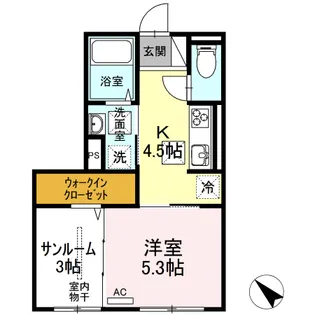 サイド【1階】の間取り