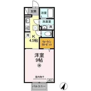 メリア【1階】の間取り