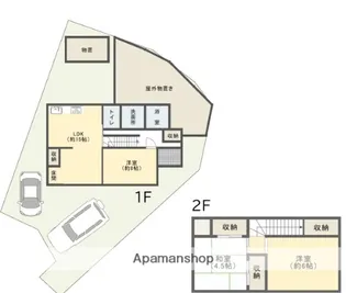 山口県防府市岩畠2丁目【一戸建】の間取り
