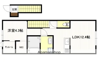 カーリー・ダダン元町【2階】の間取り