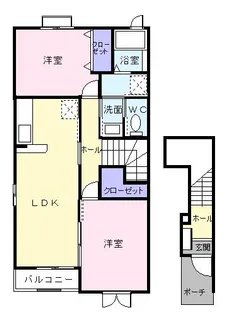 アルモニー・KⅡ【2階】の間取り