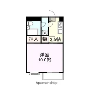 アビタシオン宇部【3階】の間取り