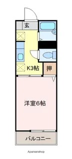 グランジュールANDO【102号室】の間取り