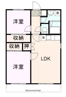 ホワイトハイツ【205号室】の間取り