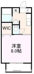 ロイヤルヒルズ東梶返【102号室】の間取り