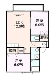 カムールドルフ【202号室】の間取り