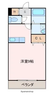 アンジェリークB【111号室】の間取り