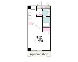 流川壱番館【3階】の間取り