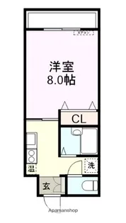 ハートフルビレッジWEST【101号室】の間取り