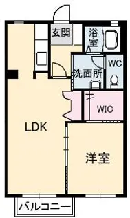 シャーメゾン・キュプラ【2階】の間取り