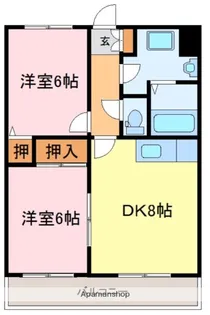 ロイヤルハイツおのだⅡ【301号室】の間取り