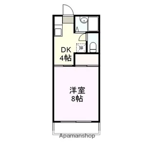 コーポブランシュ【101号室】の間取り