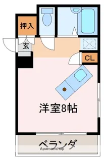 アルフィーネ宇部【411号室】の間取り