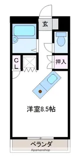 アルフィーネ宇部【203号室】の間取り