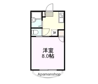 西村ハイツ【102号室】の間取り