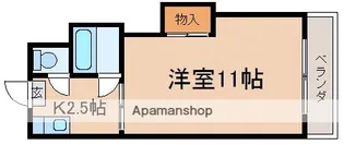 レジデンス西宮【207号室】の間取り