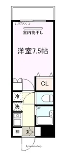 ビブレマンション宇部【706号室】の間取り