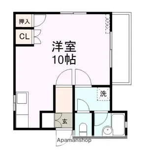 ハイツ瀬戸(小串)【101号室】の間取り