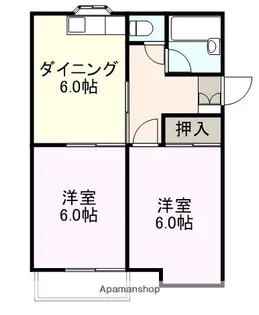 アーバン深川【102号室】の間取り