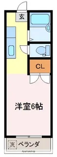 コーポサンライト【103号室】の間取り