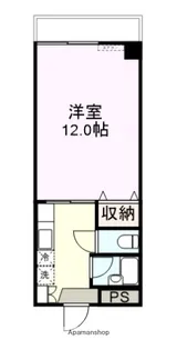サンマリンビル【B3号室】の間取り