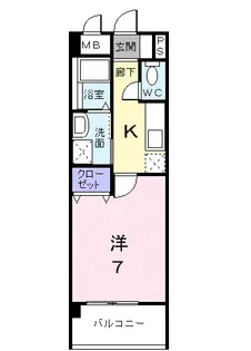 サンリット・平砂【3階】の間取り
