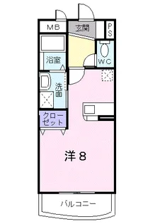 グラン・シャリオ【107号室】の間取り