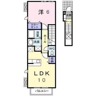 サン メゾン A【2階】の間取り
