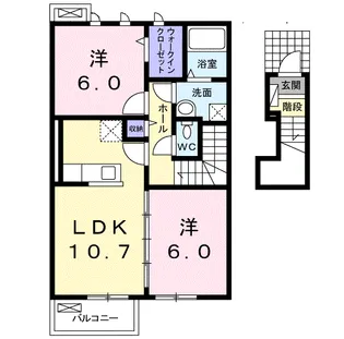 モダングランツF【2階】の間取り
