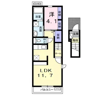 サン メゾン F【2階】の間取り