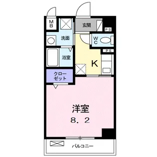 クラシオンルガール イシカワⅡ【2階】の間取り