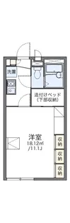 レオパレスM N Ⅱ【104号室】の間取り