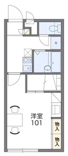 レオパレスオアシス【1階】の間取り