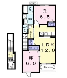 アメーノ カーサ【2階】の間取り