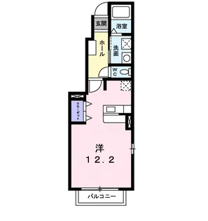 ラスミンコンド B【1階】の間取り