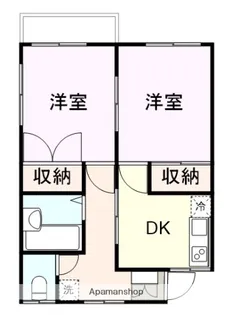 第二文京ハイツ【206号室】の間取り