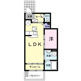 モダングランツB【1階】の間取り