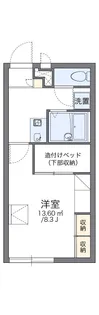 レオパレスMARINE S館【111号室】の間取り