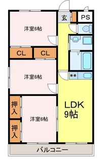アドヴァンス【205号室】の間取り