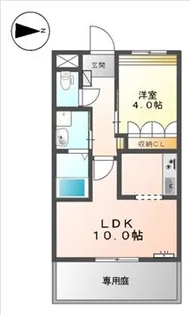 アクアサイド【1階】の間取り