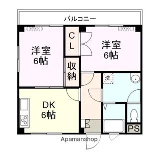 フレンドハイツ【101号室】の間取り