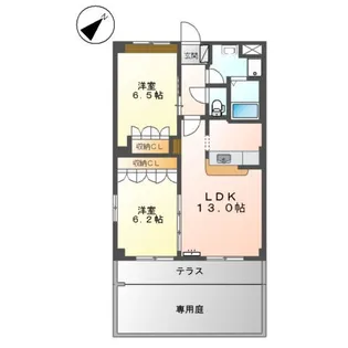 ミューズ【1階】の間取り