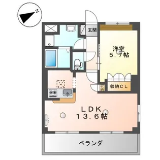 クオリティーハイム【101号室】の間取り