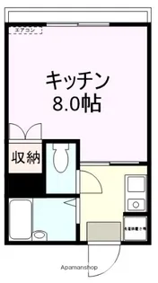 Sレガーロ【203号室】の間取り